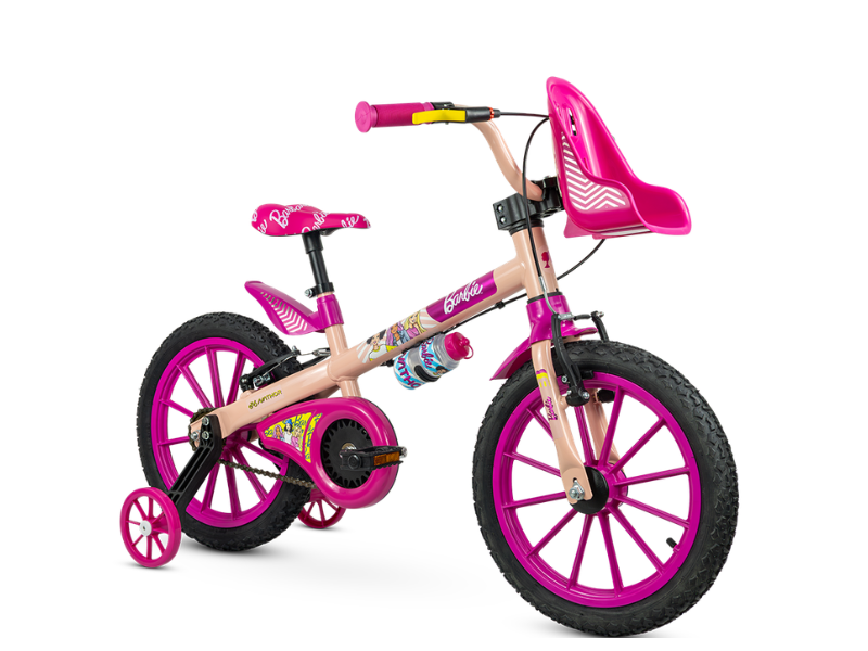 Bicicleta Nathor Barbie Aro 16 